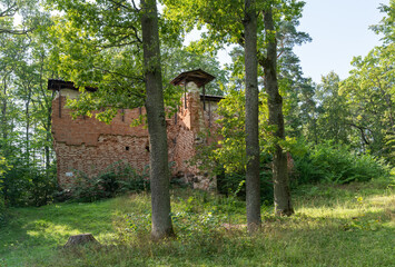 ruins of barn
