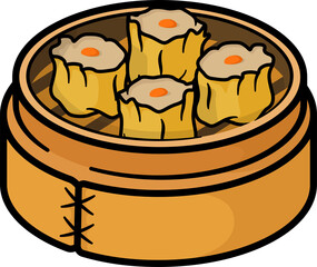 Dim sum Chinese food 