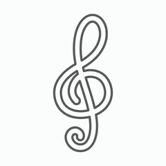 music note icon, note vector, music illustration
