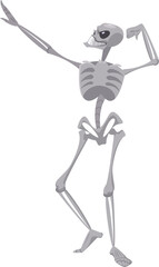 dancing skeleton