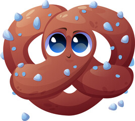 Cartoon sweet pastry