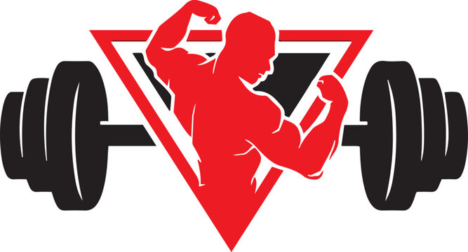 fitness vector logo design template. sport or gym icon