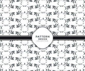 Luxury floral background pattern with metallic decorated wall art.