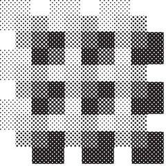 Aesthetic dotted design element. Bauhaus poster . Modern art .Abstract composition . Dots in perspective. Halftone dots texture effect .Contemporary vector design 