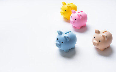 Financial management and savings money concepts.