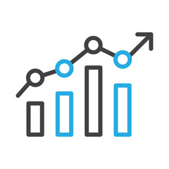 Business chart Vector Icon
