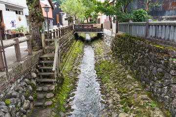 郡上八幡　八幡町付近の水路