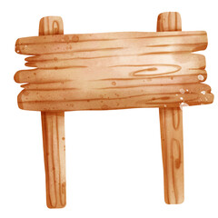 wooden sign