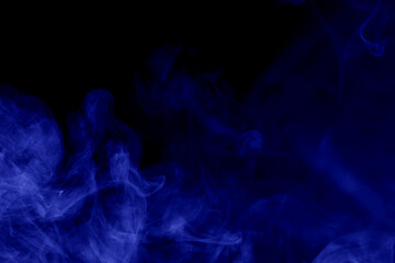 blue smoke background