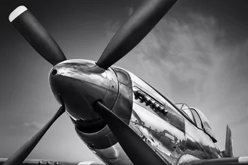 Photo sur Plexiglas Ancien avion propeller of an historical aircraft