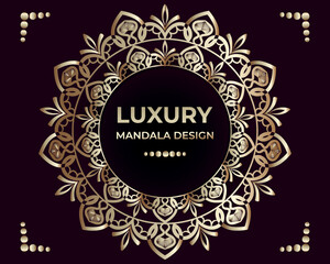  Elegant classic luxury mandala design vector
