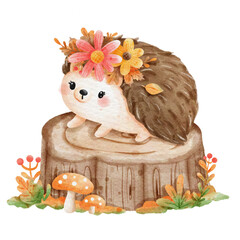 autumn hedgehog © ChonnieArtwork 