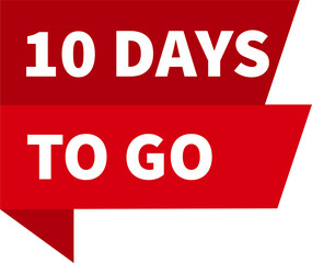 10 days to go red label