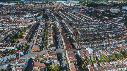 Naklejka premium Cityscape of Bristol, United Kingdom
