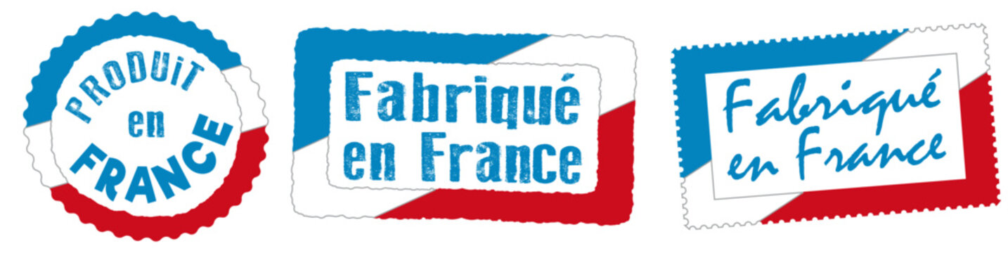 Étiquette, label, fabriqué en France, produit origine France