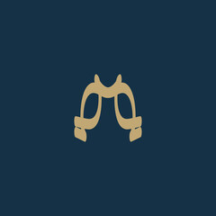 logo with abstract line concept