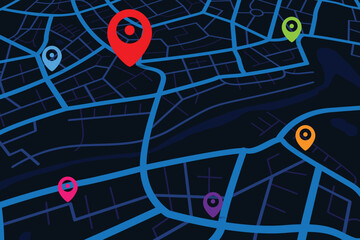 3D Map with gps destination target point 004