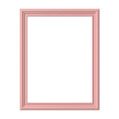 3D frame. Pastel frame. 3D decoration.