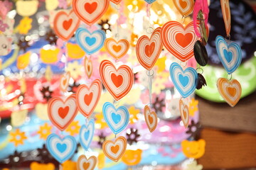 heart hanging mobile