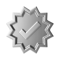 3D check box icon. 3D check list.