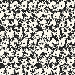 Monochrome Marbled Effect Textured Pattern