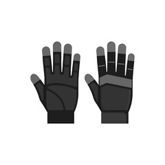 Safety gloves vector flat design editable. Gloves vector.