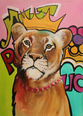 Löwenbaby Graffiti Freestyle
