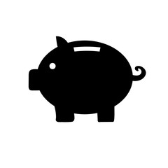 Baby pig piggy bank. vector illustration