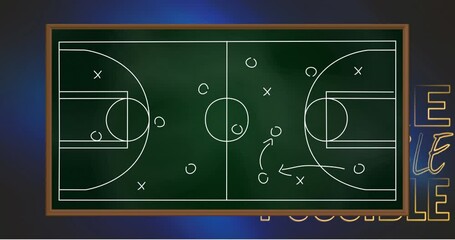 Composition of white medical icon with network of hexagons line dna strand on green background - Powered by Adobe