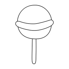 lollipop candy flat line