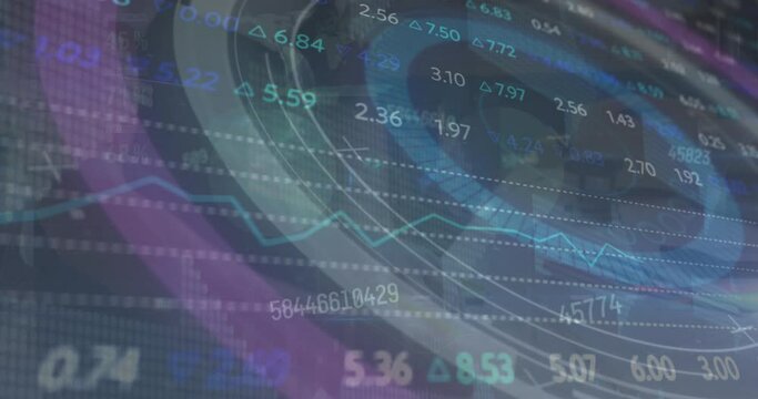 Animation of data processing over binary coding