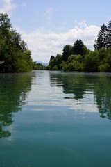 Fototapeta premium Ljubljanica Lubiana Slovenia