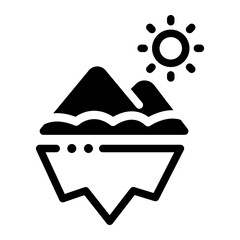 metaverse island icon