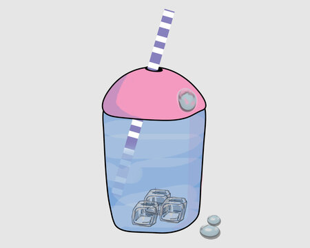 A COLD DRINK FOR SUMMERS, vacation icon