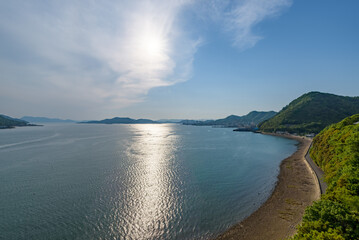 Coastal scenery of the Seto Inland Sea, View from Numakuma Town, Fukuyama City