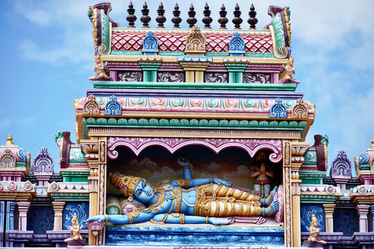 Vishnu temple in Mahabalipuram, Tamilnadu.