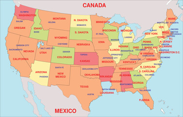 Maps of states and territories of the United States