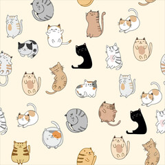 
Pattern cat. Suitable for children's clothing and children's accessories