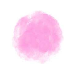 Pink color hand drawn watercolor liquid stain for decorate.