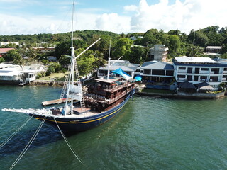 Colonia city in Yap state, Micronesia.