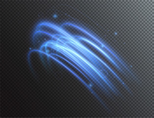 Light blue Twirl. Curve light effect of blue line. Luminous blue circle. Light blue pedistal, podium, platform, table. Vector PNG. Vector illustration	
