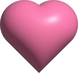 aesthetic 3D heart shape decoration