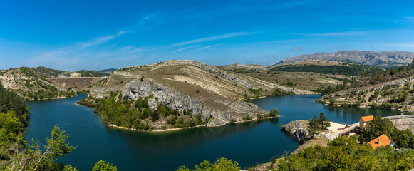 Fototapeta na wymiar Klinje lake near Gacko in Bosnia and Herzegovina