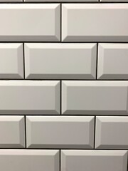 white brick wall