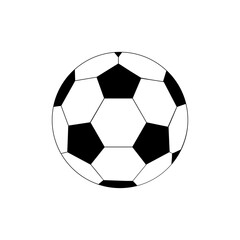 Illustration of a football silhouette close up