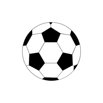 Illustration of a football silhouette close up