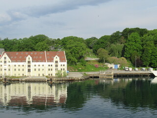 Fototapeta na wymiar Hafengegend von Stavanger