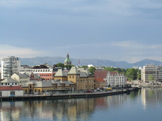 Obraz na płótnie Canvas Hafengegend von Stavanger