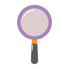 Basic magnifying glass icon