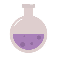 Test tube school education icon